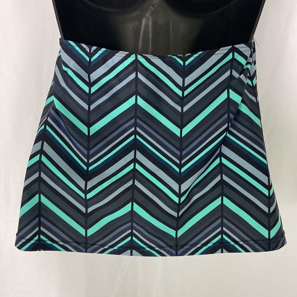 Mossino Multi Color Halter Style Tankini Size M - Picture 4 of 7